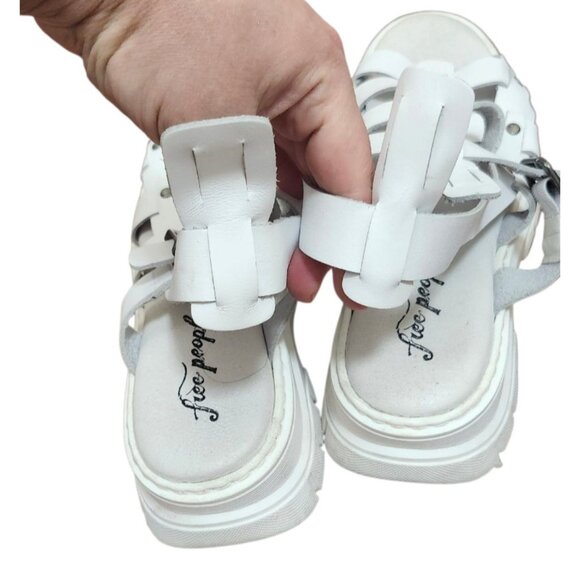 Free People Gia Gladiator Sandals Size EU 38/US 7.5 MSRP: $198 Leather - Picture 9 of 14